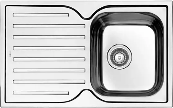 Мойка кухонная Iddis Strit STR78SDi77S, с сифоном