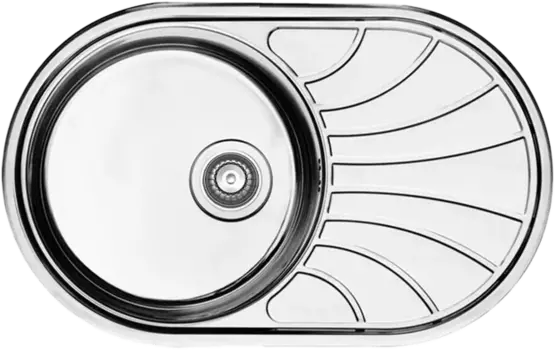 Мойка кухонная Iddis Suno SUN77SDi77S, с сифоном