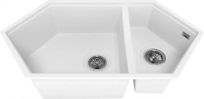 Мойка кухонная KitKraken Creek White белая Y-900M.9010