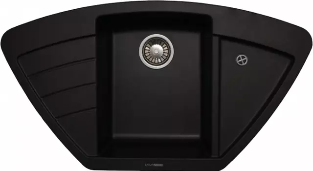 Мойка кухонная Lava A2 черная A2.BAS