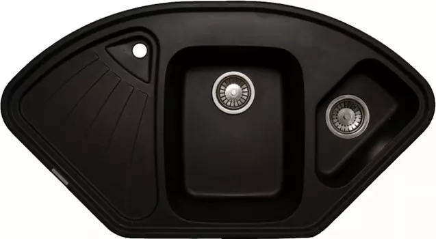 Мойка кухонная Lava A3 черная A3.BAS