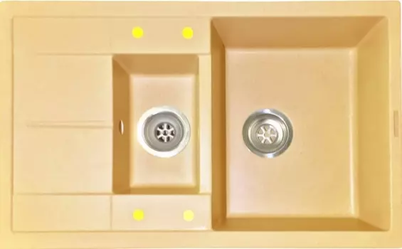 Мойка кухонная Lava D4 бежевая D4.SAH