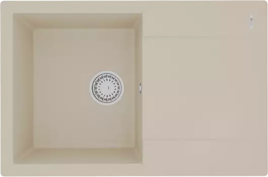 Мойка кухонная Lemark Imandra 760 9910026 бежевая