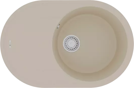 Мойка кухонная Lemark Lacha 760 9910056 бежевая