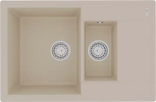 Мойка кухонная Lemark Ramza 760 9910038 бежевая