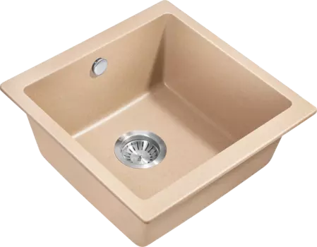 Мойка кухонная Milacio Leon Cuarzo 45 MC.77094 бежевая