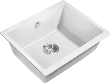 Мойка кухонная Milacio Leon Cuarzo 55 MC.77082 белая