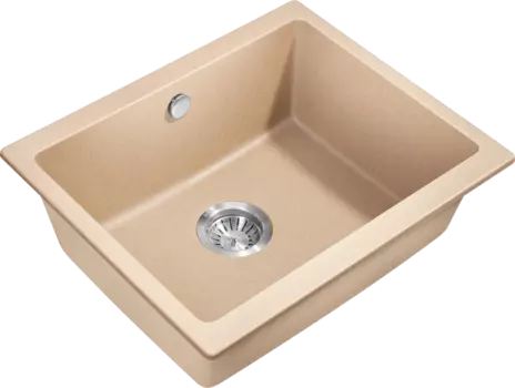 Мойка кухонная Milacio Leon Cuarzo 55 MC.77084 бежевая