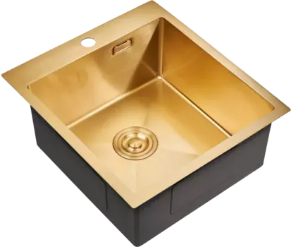 Мойка кухонная Milacio Steel Denia 46 MC.77478 золото