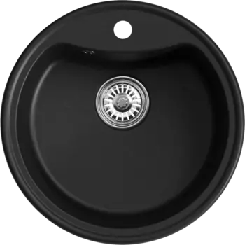 Мойка кухонная Mixline ML-GM09 ультра-черная 551805