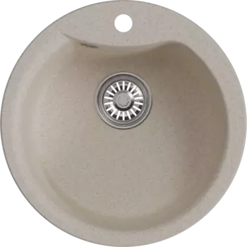 Мойка кухонная Mixline ML-GM12 бежевая 551836