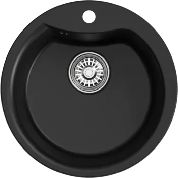 Мойка кухонная Mixline ML-GM12 ультра-черная 551841
