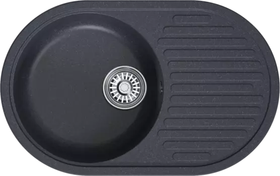 Мойка кухонная Mixline ML-GM16 антрацит 551933