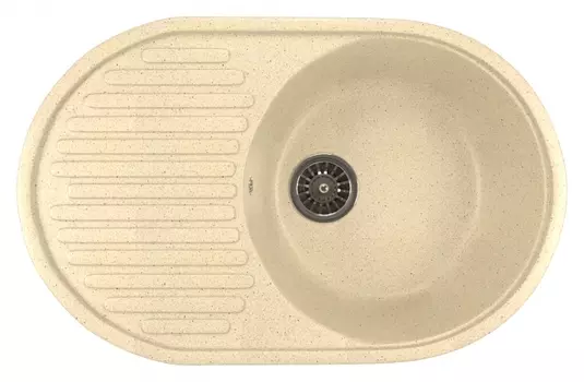 Мойка кухонная Mixline ML-GM16 бежевый 525114