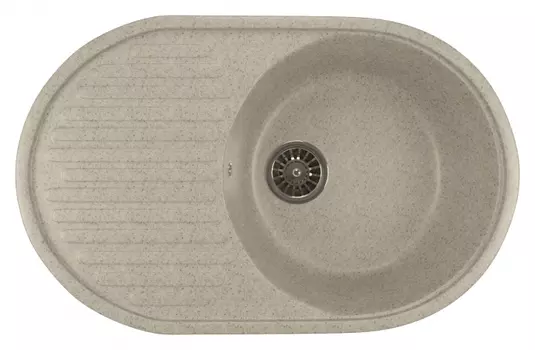 Мойка кухонная Mixline ML-GM16 серый 525109