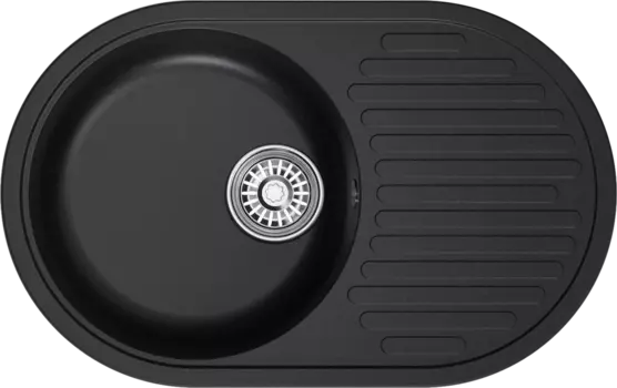 Мойка кухонная Mixline ML-GM16 ультра-черная 551934