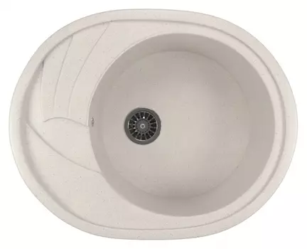Мойка кухонная Mixline ML-GM17 белый 525123