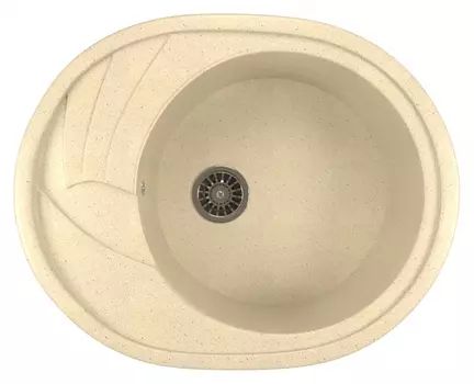 Мойка кухонная Mixline ML-GM17 бежевый 525122