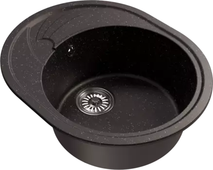 Мойка кухонная Mixline ML-GM17 черная 551938