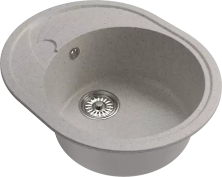 Мойка кухонная Mixline ML-GM17 серая 551940