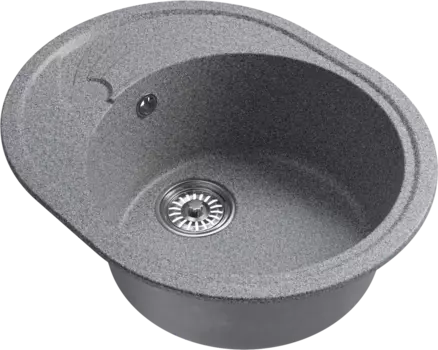 Мойка кухонная Mixline ML-GM17 темно-серая 551939
