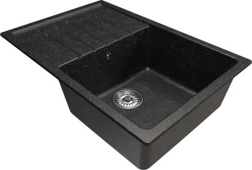 Мойка кухонная Mixline ML-GM19 черная 551982