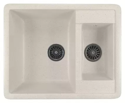 Мойка кухонная Mixline ML-GM21 белый 525172
