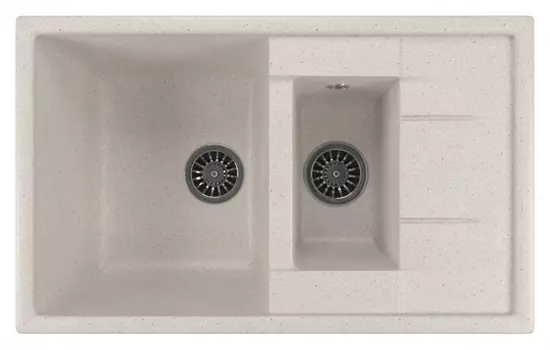 Мойка кухонная Mixline ML-GM22 белый 525183