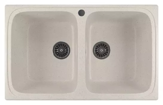 Мойка кухонная Mixline ML-GM23 белый 525191