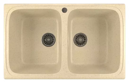 Мойка кухонная Mixline ML-GM23 бежевый 525190