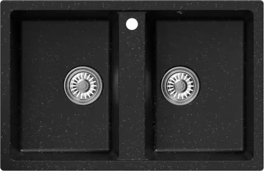 Мойка кухонная Mixline ML-GM23 черная 552037
