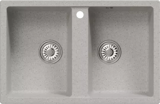 Мойка кухонная Mixline ML-GM23 серая 552039