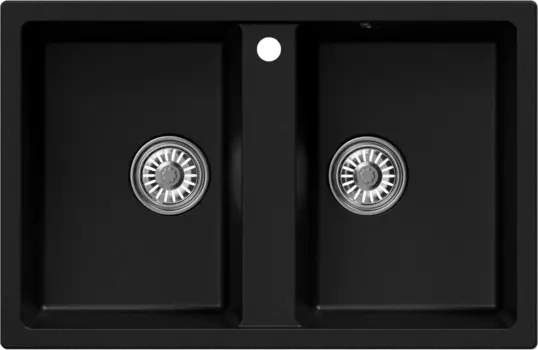 Мойка кухонная Mixline ML-GM23 ультра-черная 552045