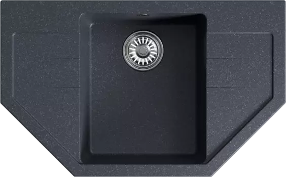 Мойка кухонная Mixline ML-GM24 антрацит 552059