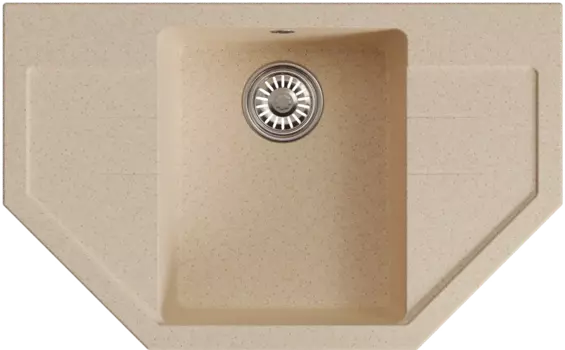 Мойка кухонная Mixline ML-GM24 бежевая 552055