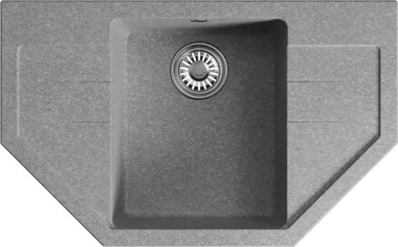 Мойка кухонная Mixline ML-GM24 графит 552058