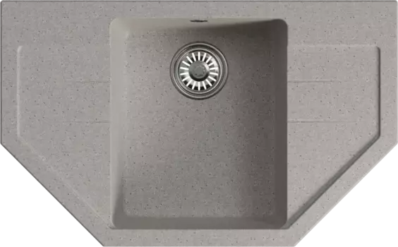 Мойка кухонная Mixline ML-GM24 серая 552054