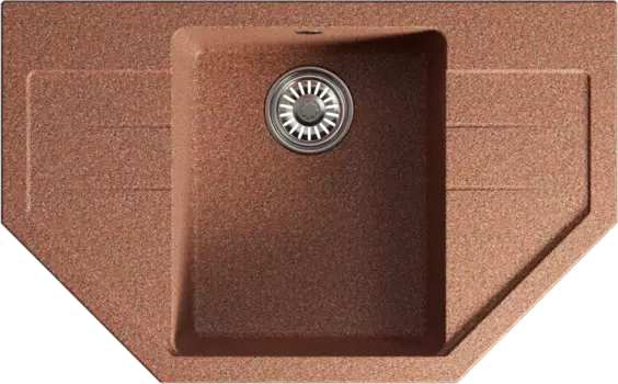 Мойка кухонная Mixline ML-GM24 терракотовая 552051