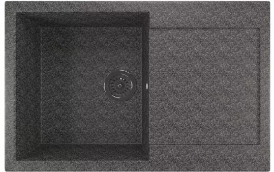 Мойка кухонная Mixline ML-GM31 (309) темно-серая 537715