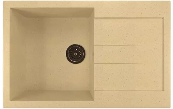 Мойка кухонная Mixline ML-GM31 (328) бежевая 537710