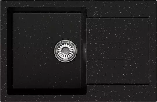 Мойка кухонная Mixline ML-GM31 черная 552189