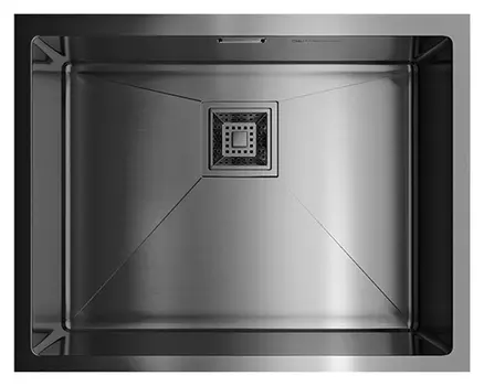 Мойка кухонная Omoikiri Akisame 54-U-GM вороненая сталь 4973107