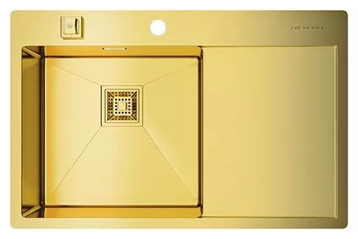 Мойка кухонная Omoikiri Akisame 78-LG-L светлое золото 4973087