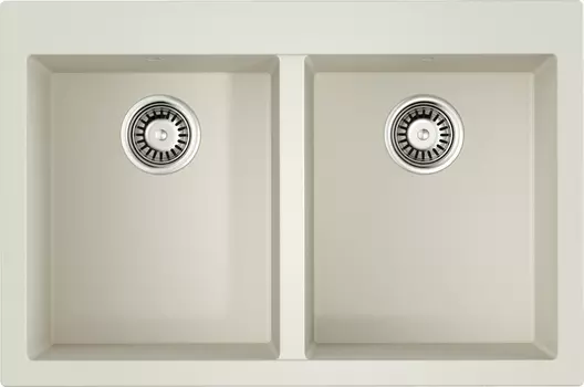 Мойка кухонная Omoikiri Bosen 80-2-WH белая 4993839