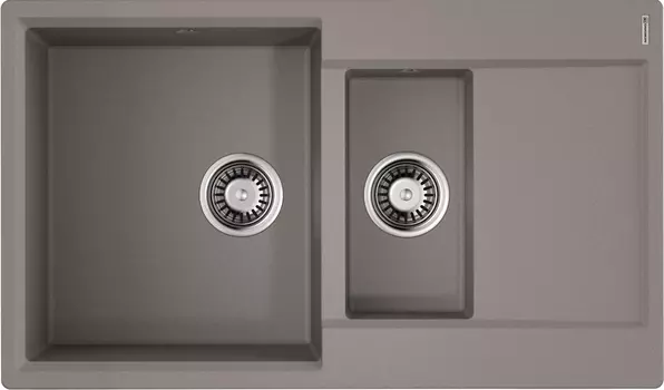 Мойка кухонная Omoikiri Daisen 86-2 leningrad grey 4993475