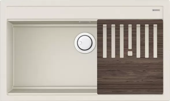 Мойка кухонная Omoikiri Kitagawa 86-LB белая 4993795
