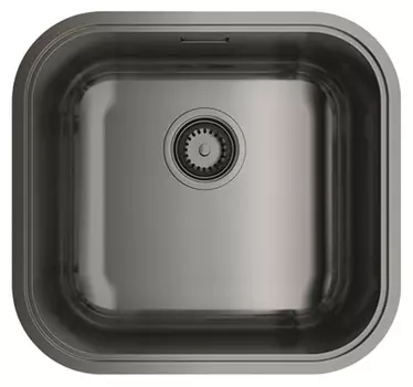 Мойка кухонная Omoikiri Omi 44-GM вороненая сталь 4993191