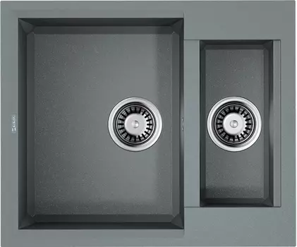 Мойка кухонная Omoikiri Sakaime 60-2-GR leningrad grey 4993554