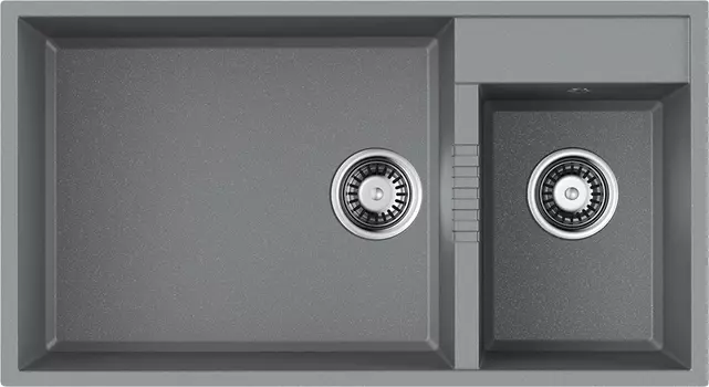 Мойка кухонная Omoikiri Tedori 85-2-U-GR leningrad grey 4993542