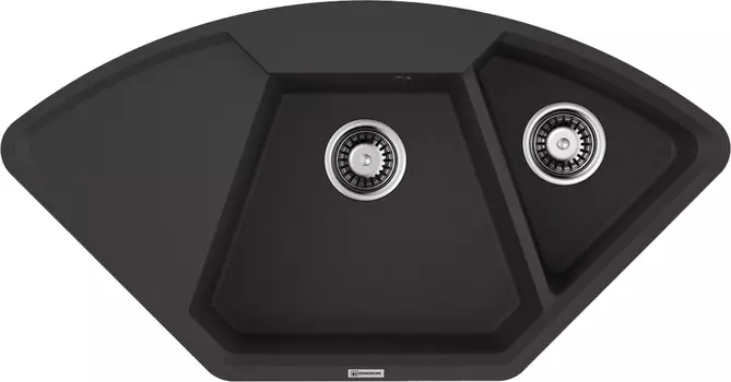 Мойка кухонная Omoikiri Yonaka 98-C-BL чёрная 4993716